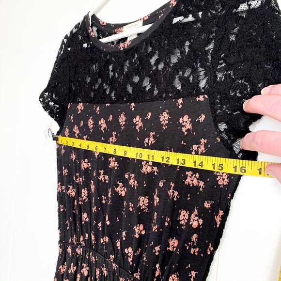forever 21 pull on dress black lace back/neckline - Picture 6 of 9